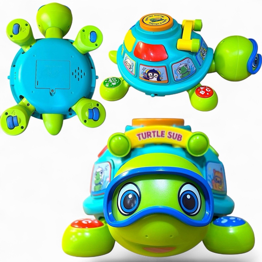 Turtle‎ Sub Baby Crawling Toy Bilingual Activity Tummy Time Sings Walks Zardali